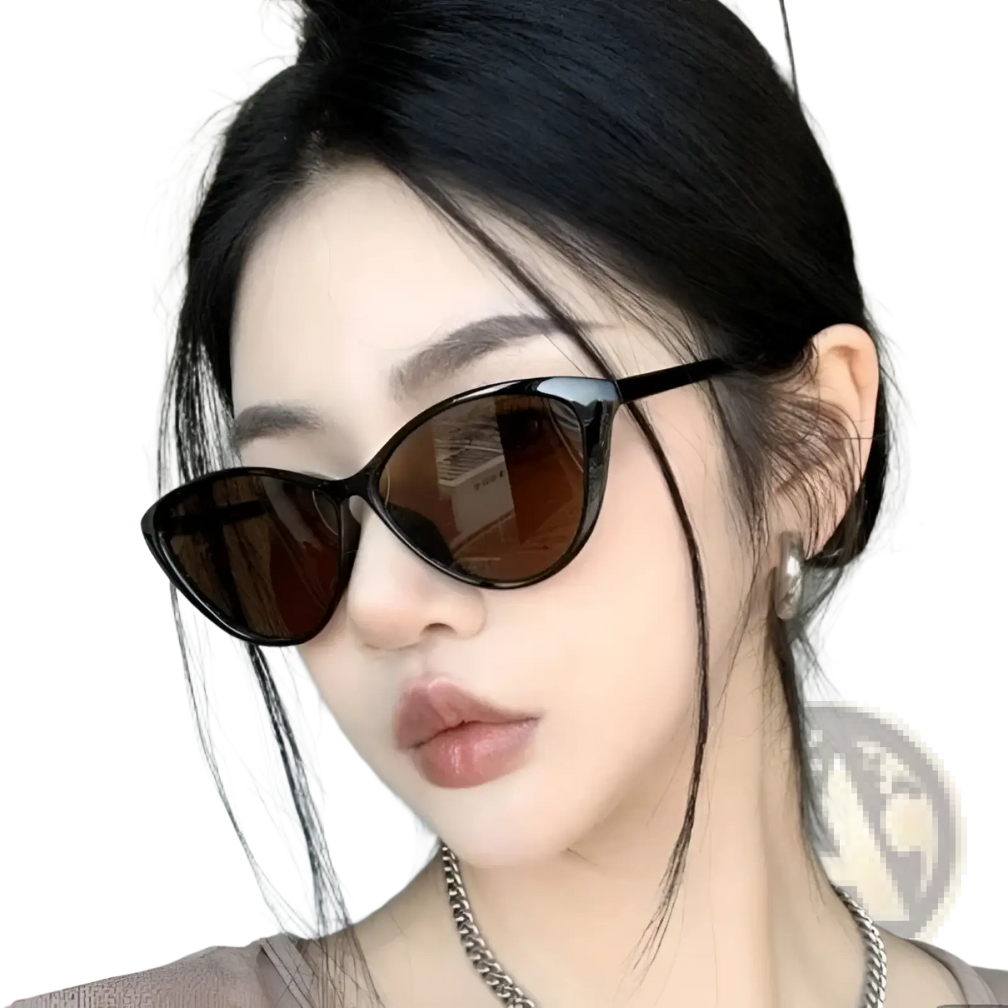 Retro Cat Eye Uv380 Lightweight Fashion Sunglasses