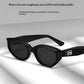 Retro Cat Eye Uv400 Sunglasses with Glossy Modern Frames