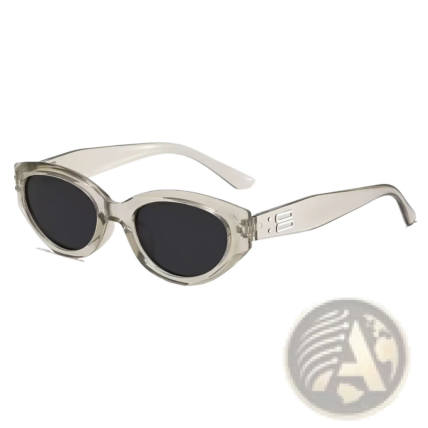 Retro Cat Eye Uv400 Sunglasses with Glossy Modern Frames