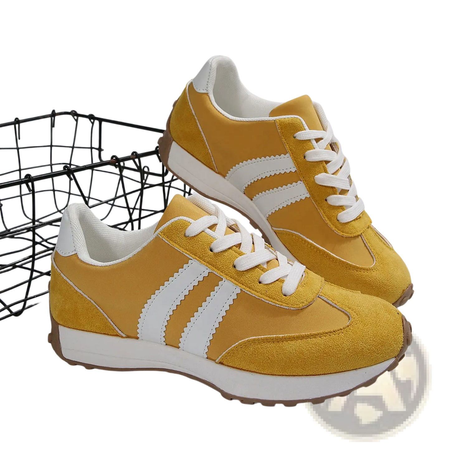 Retro Chunky Sneakers Breathable Suede Low Top Shoes
