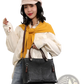 Retro Large Capacity Leather Tote Crossbody Bag