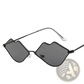 Retro Lip Shaped Fashion Sunglasses with Black Frames