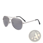 Retro Metal Aviator Sunglasses with Uv400 Gradient Lenses