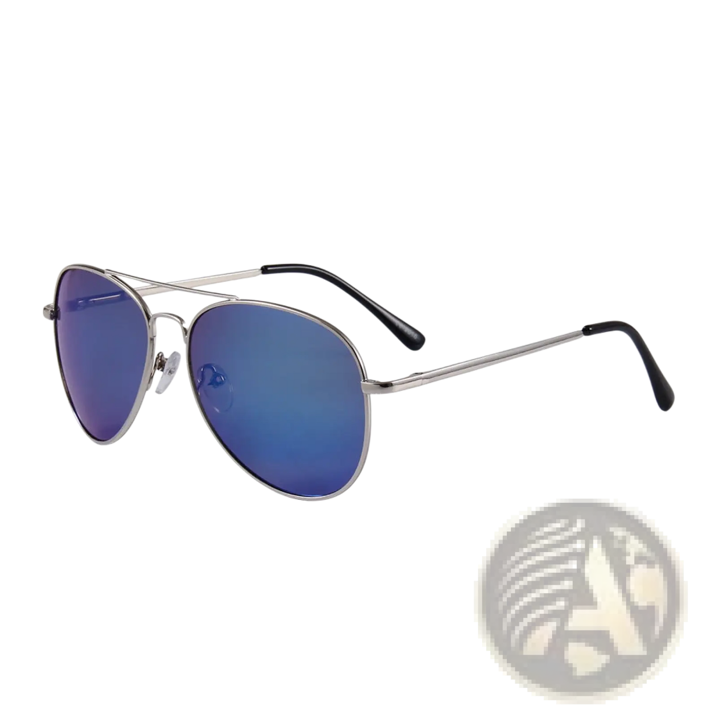 Retro Metal Aviator Sunglasses with Uv400 Gradient Lenses