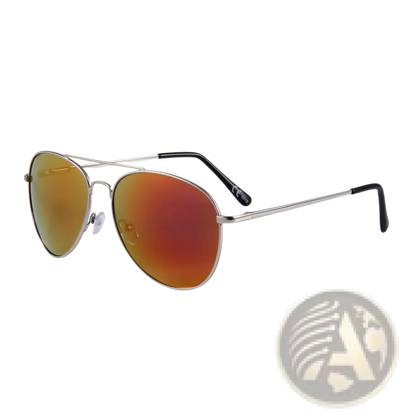Retro Metal Aviator Sunglasses with Uv400 Gradient Lenses