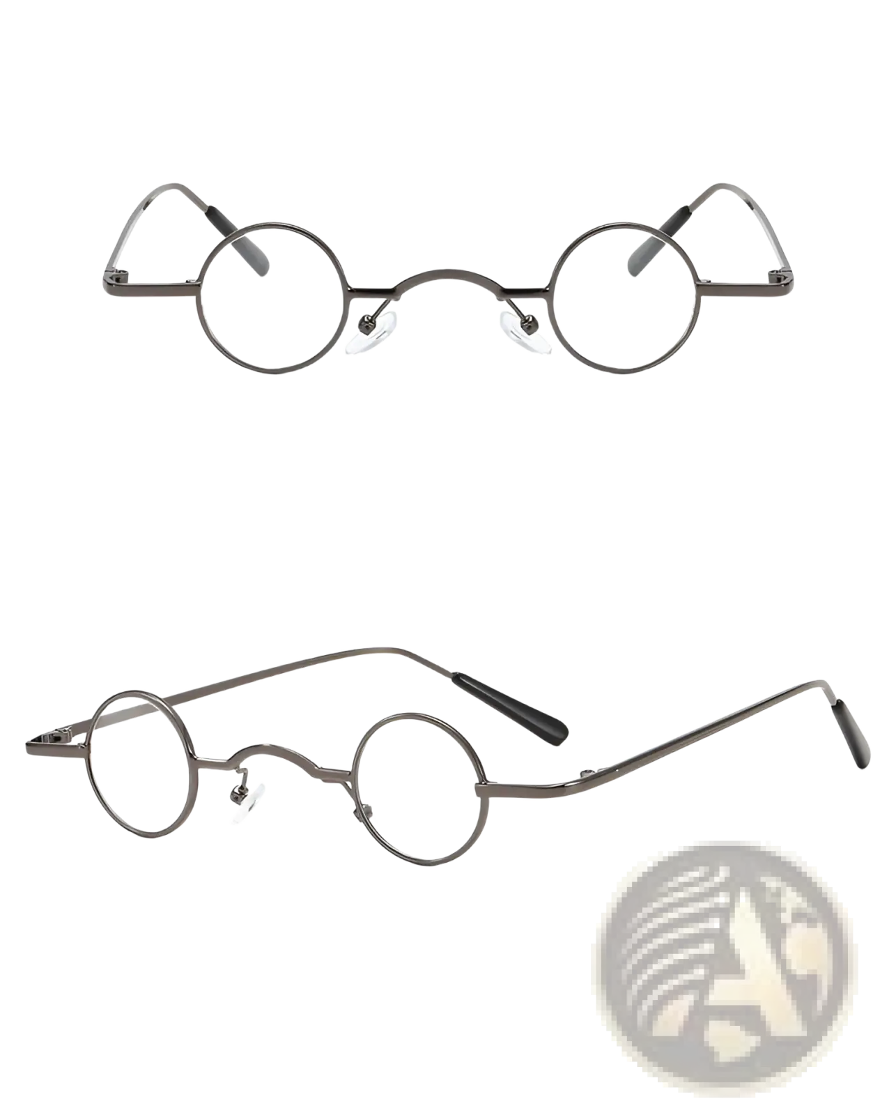 Retro Round Metal Hip Hop Sunglasses