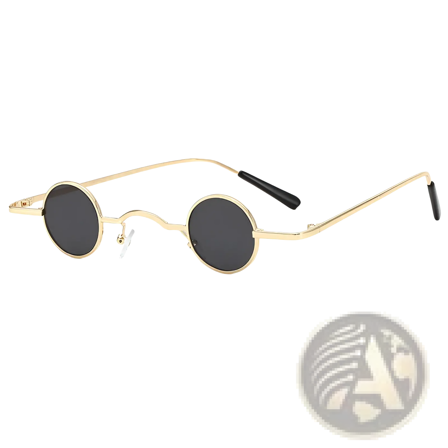 Retro Round Metal Hip Hop Sunglasses