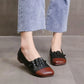 Retro Soft Sole Leather Tassel Loafers