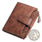 Rfid Leather Wallet with Zipper and Anti Theft Feature