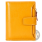 Rfid Leather Wallet with Zipper and Anti Theft Feature