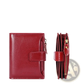 Rfid Leather Wallet with Zipper and Anti Theft Feature