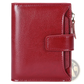 Rfid Leather Wallet with Zipper and Anti Theft Feature