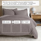 100% Cotton Honeycomb Waffle Duvet Set - Mattea Collection