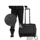 Rolling Laptop Bag 15.6 Inch Wheeled Briefcase Black