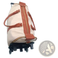 Rolling Travel Bag Foldable Large Capacity Fitness Duffel