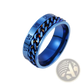 Roman Numeral Spinner Chain Ring with Bottle Opener