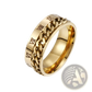 Roman Numeral Spinner Chain Ring with Bottle Opener