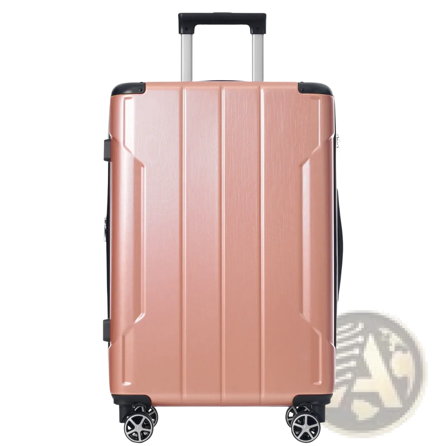 Rose Gold 28 Inch Expandable Hardshell Spinner Suitcase