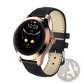 Rose Gold Butterfly Smartwatch with Stainless Steel Mesh Band