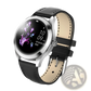 Rose Gold Butterfly Smartwatch with Stainless Steel Mesh Band