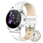 Rose Gold Butterfly Smartwatch with Stainless Steel Mesh Band