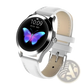 Rose Gold Butterfly Smartwatch with Stainless Steel Mesh Band