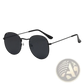 Rose Gold and Metallic Aviator Mirror Lens Sunglasses Set
