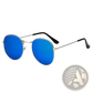 Rose Gold and Metallic Aviator Mirror Lens Sunglasses Set
