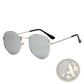 Rose Gold and Metallic Aviator Mirror Lens Sunglasses Set