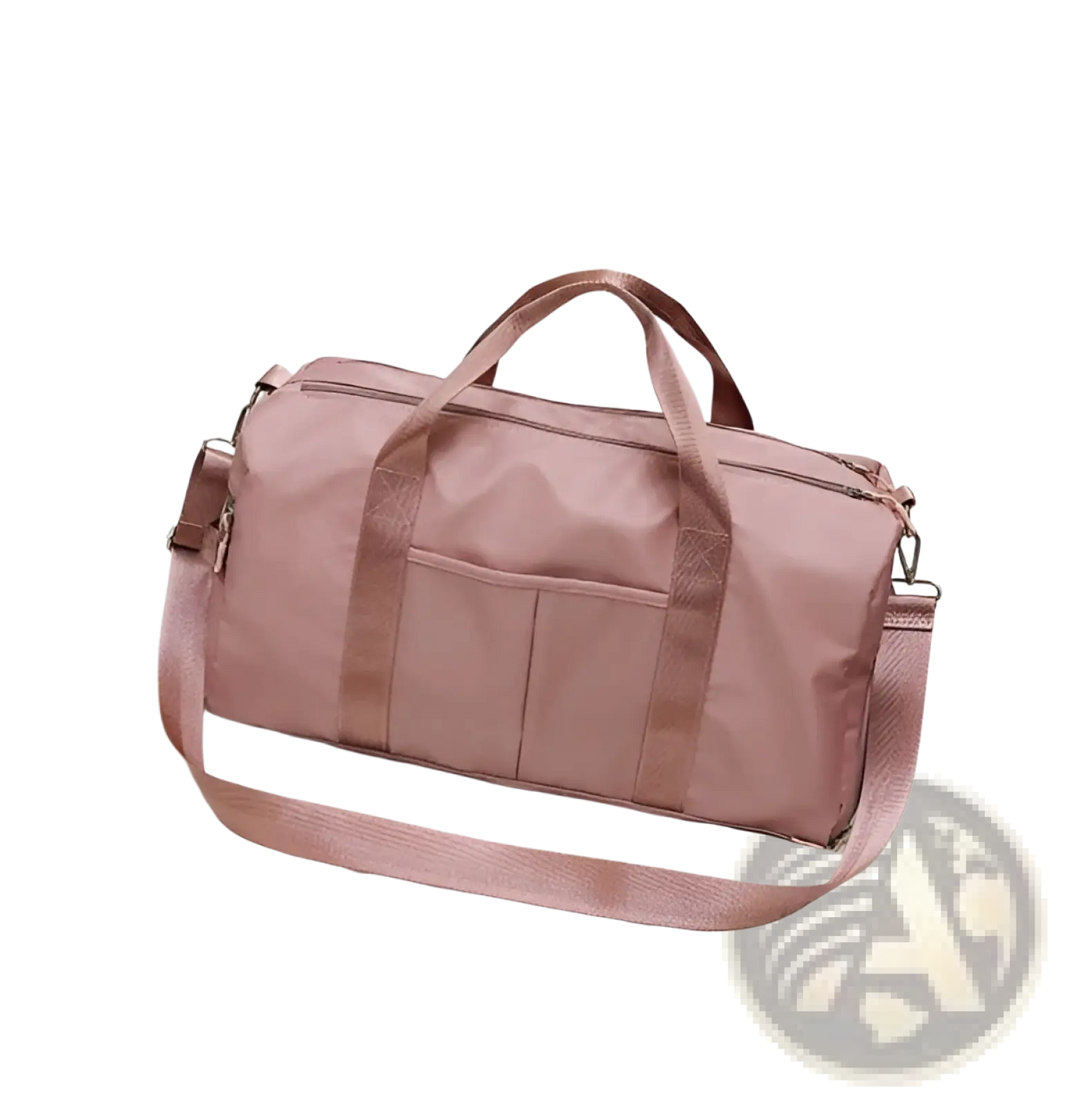 Rose Gold Nylon Waterproof Sports Duffel Bag