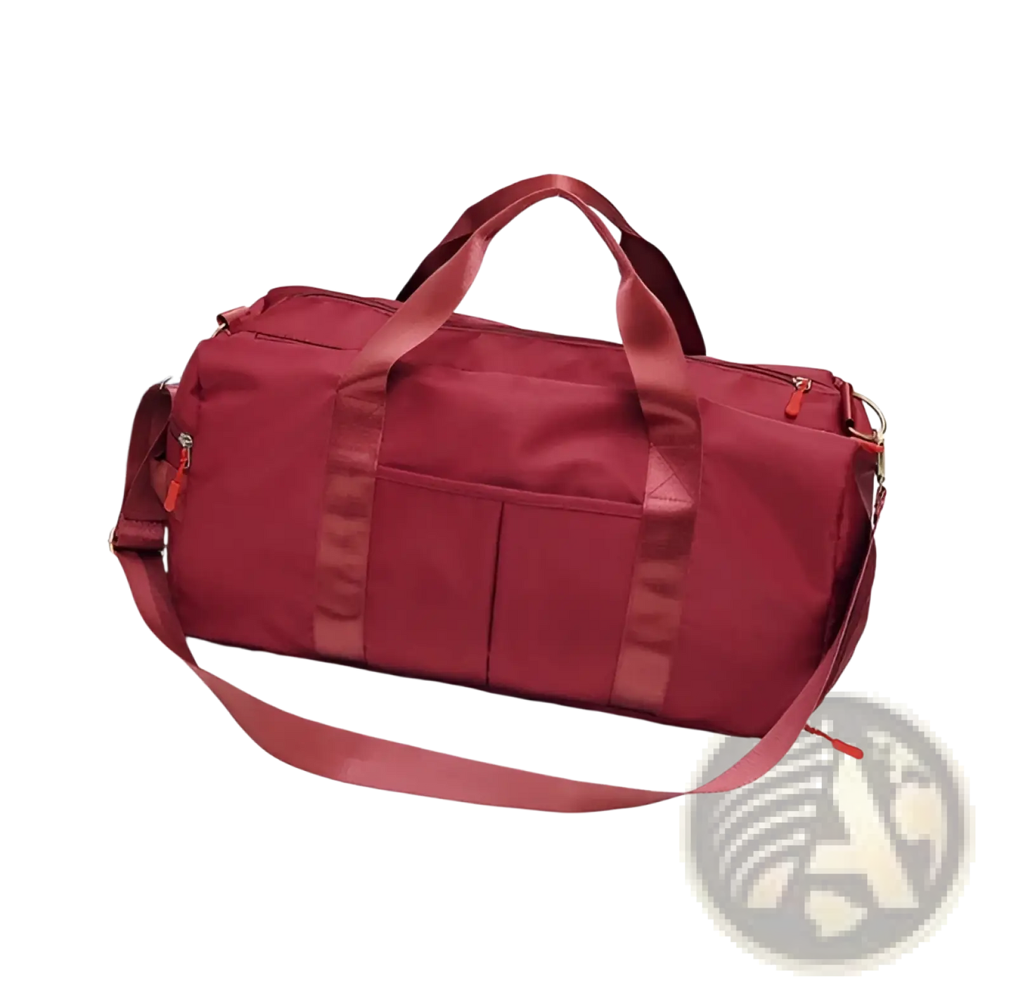 Rose Gold Nylon Waterproof Sports Duffel Bag