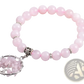 Rose Quartz Tree of Life Chakra Beaded Bracelet