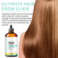 Rosemary Castor Hair Growth Oil with Scalp Massager