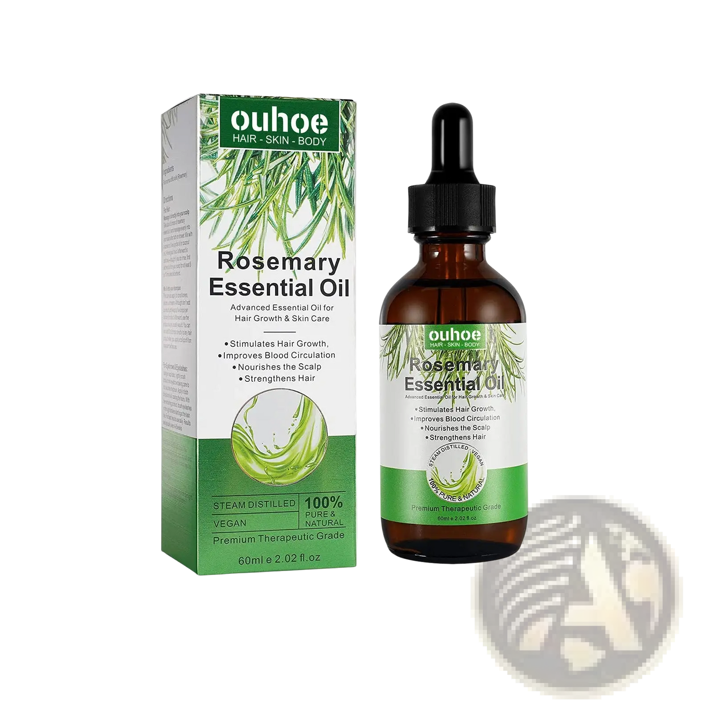 Rosemary Essential Oil for Hair Growth 60ml Ouhoe