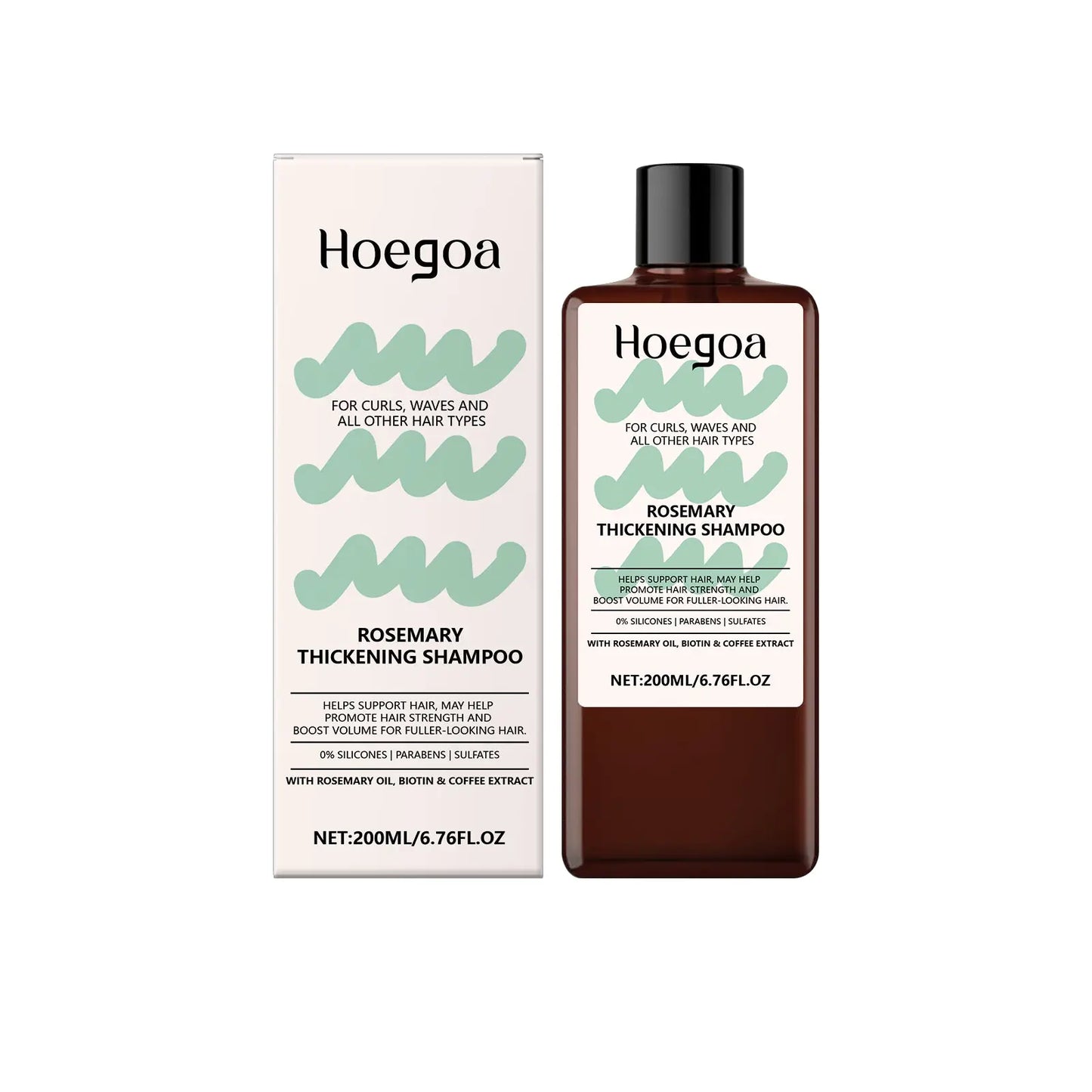 Rosemary Thickening Shampoo with Biotin and Coffee