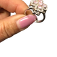 Rotating Zircon Four Leaf Clover Adjustable Ring