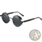 Round Steampunk Metal Sunglasses Uv Protection 6631