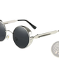 Round Steampunk Metal Sunglasses Uv Protection 6631