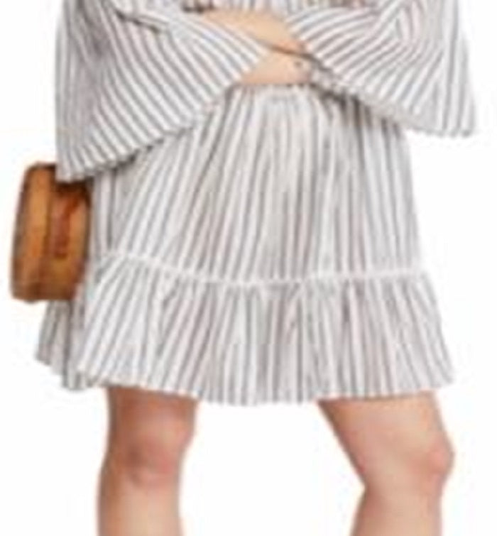 Free People Women's Lola Embroidered Mini Dress White Size Medium