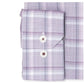 Ryan Seacrest Distinction Men's Amethyst Plaid Dress Shirt Light Purple