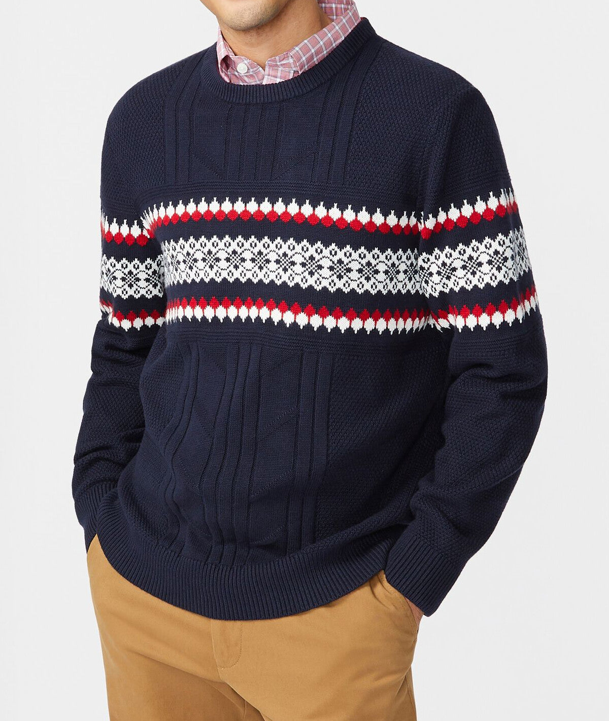 NWT Men's Nautica Crew Neck Pullover Sweater Sweatshirt