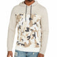 Sun + Stone Men's Camo Blocked Hoodie Beige khaki Size XX-Large