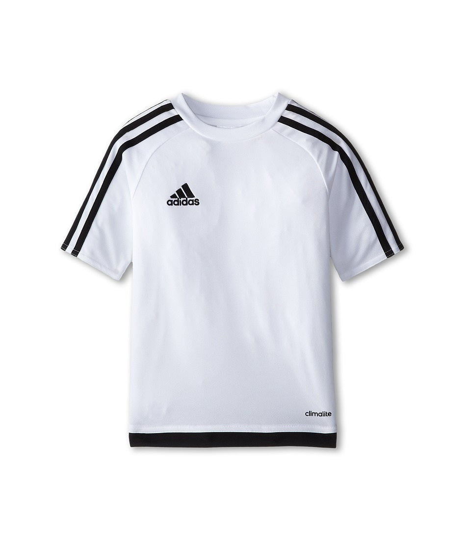 Adidas Boys Estro 15 Jersey T-Shirt White/Black Size Youth