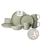 12-Piece Stoneware Dinnerware Sets With Mugs  Microwave & Dishwasher Safe  Non-Toxic Dinner Plates Bowls Set   Stackable Matte Glaze Kitchenware For 3