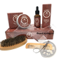 Sandalwood Beard Care Kit with Oil and Grooming Tools