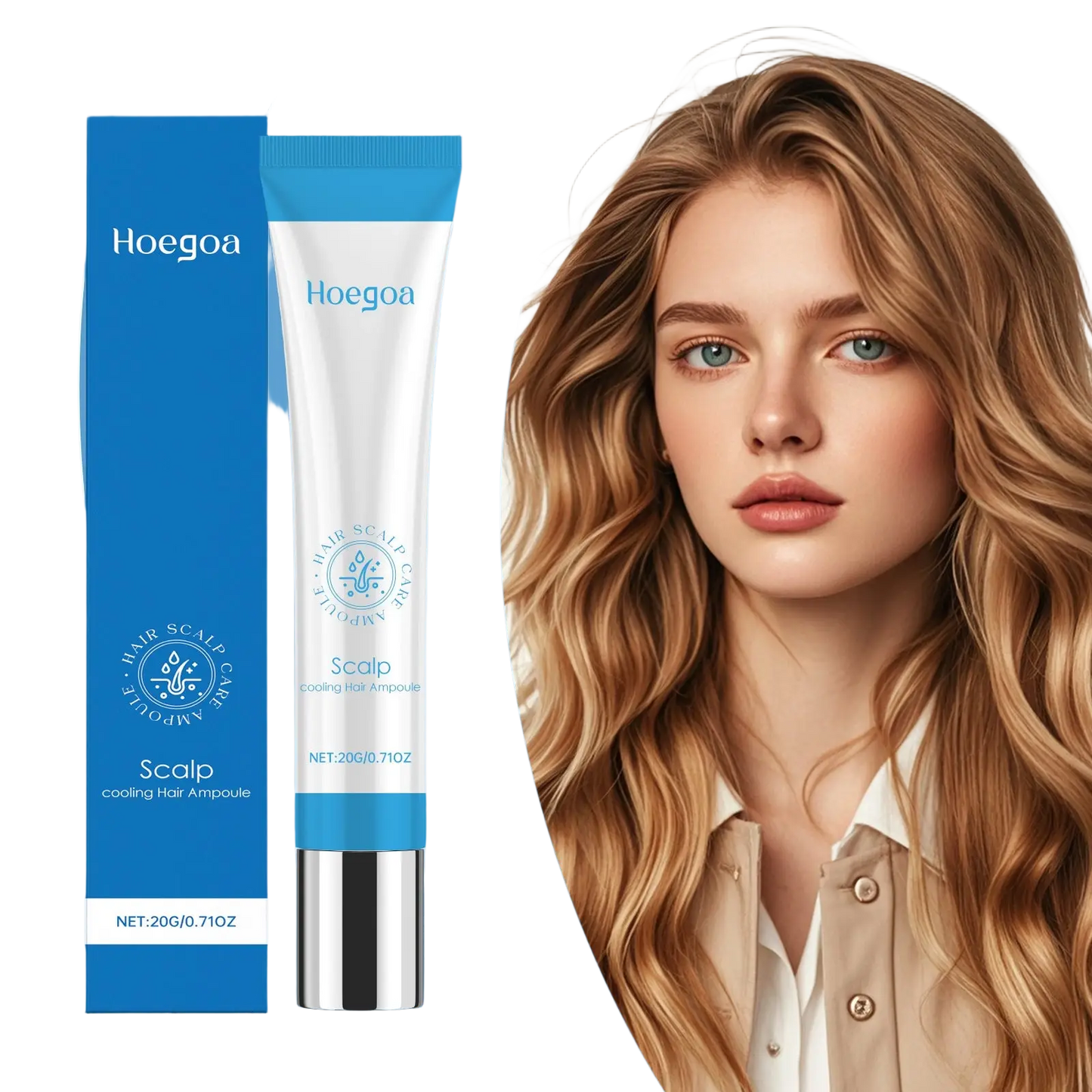 Scalp Cooling Hair Ampoule Vitamin B5 Repairing Essence