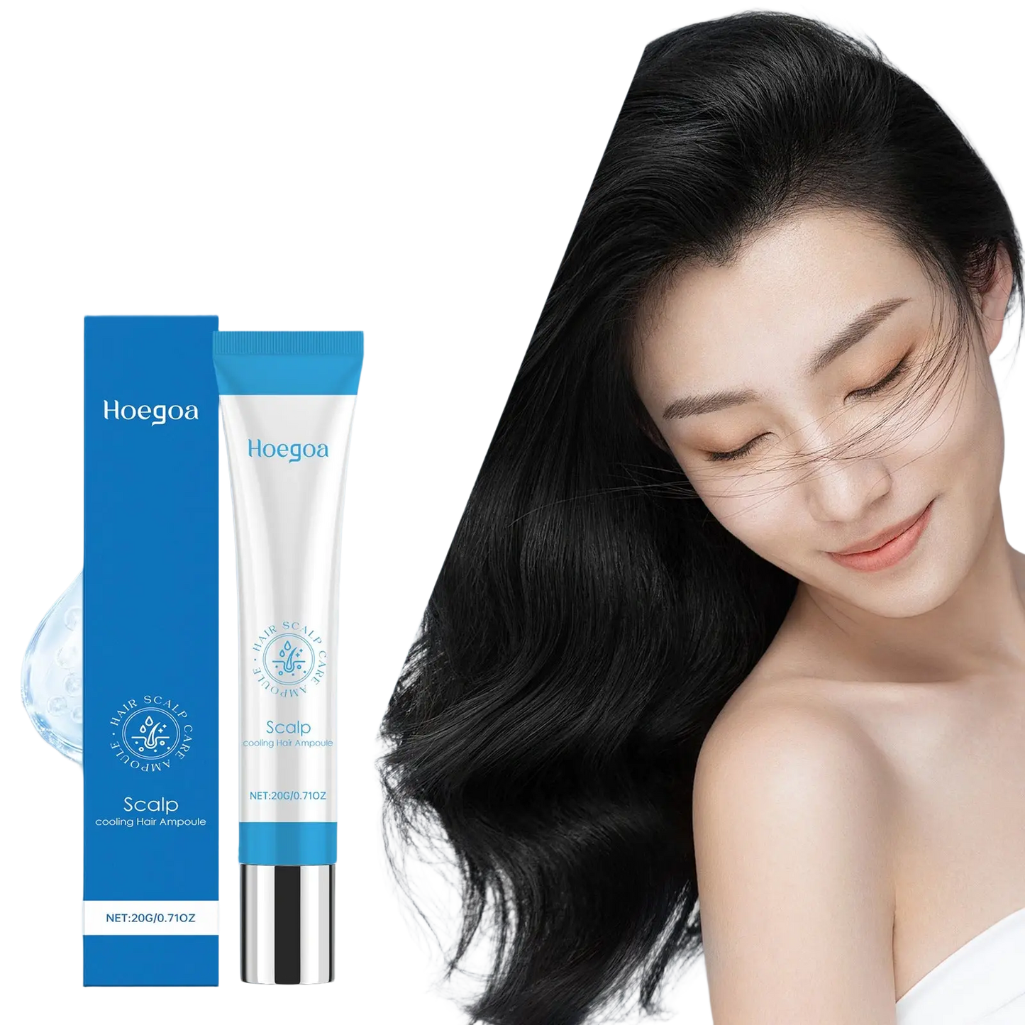Scalp Cooling Hair Ampoule Vitamin B5 Repairing Essence