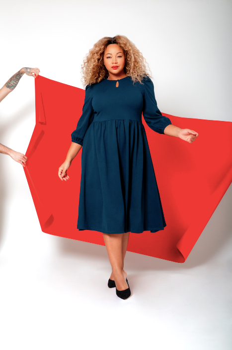 Leota Women's Iman Dress Blue