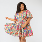Leota Women's Alena Floral Dress Brown