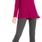 Alfani Women's Ribbed Snap Detail Sweater Pink Size Medium
